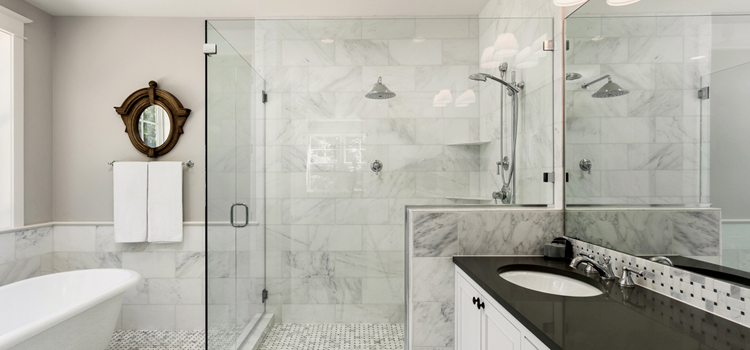 bathroom shower door installation in San Diego Country Estates